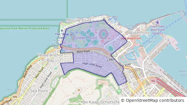 Map of Green Point